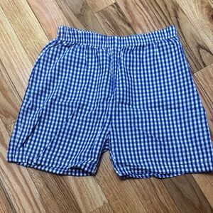 Classic Blue Gingham Kids' Shorts